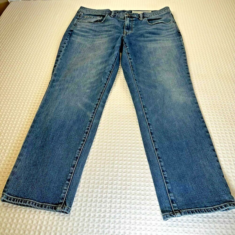 Treasure and Bond Womens Grant Boyfriend Mid Rise Size 31 Dark Wash Jeans